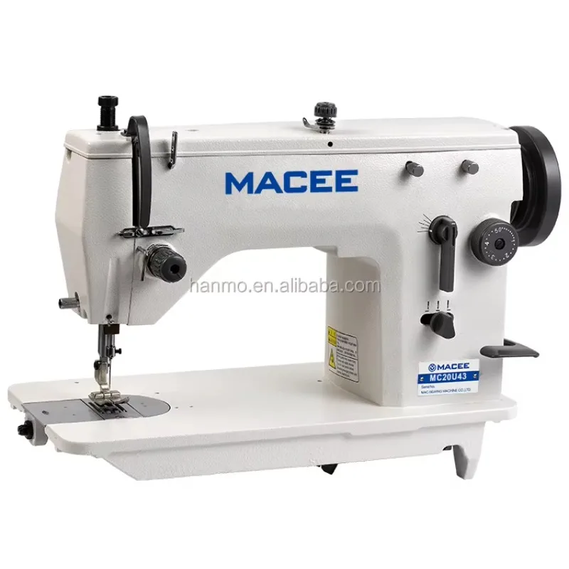 MC 20U43 Industrial Single Needles Zig Zag Sewing Machine Cheap With Automatic Lubrication System