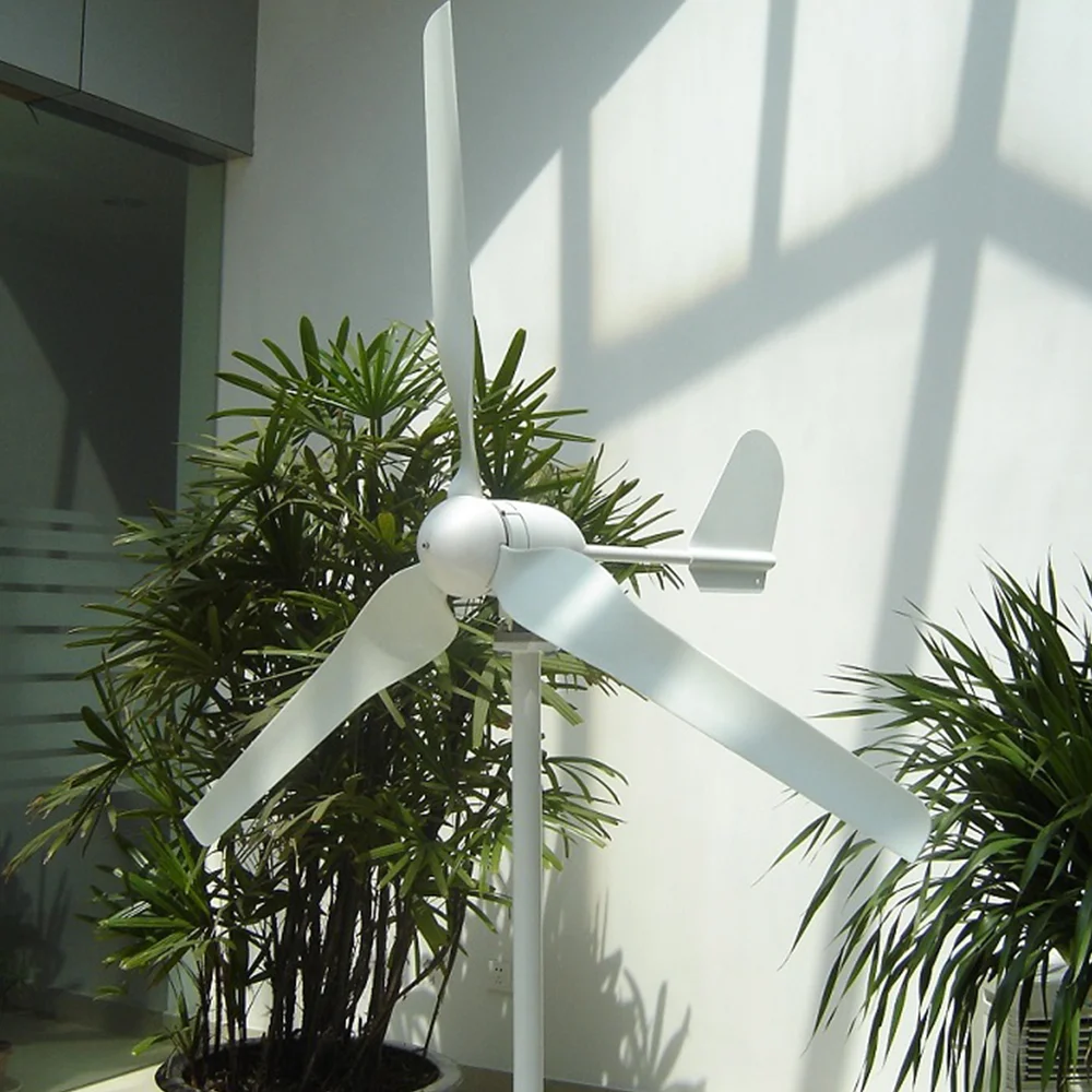 4000W Wind Turbine With Free Charging Controller Yacht Farm Family Farm 220V With Solar Cell System 15kwh Per Day