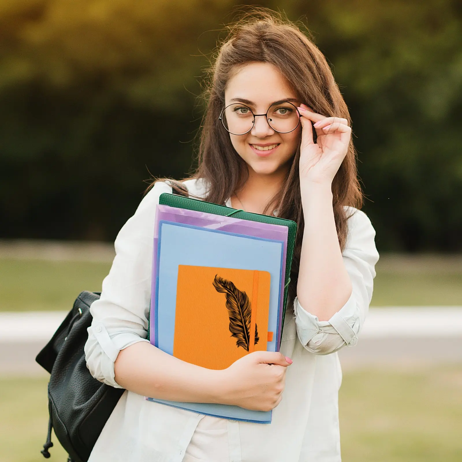 Cahier A5 personnalisé pour étudiants, bloc-notes en cuir, bloc-notes d\'écriture, journal, cadeaux pour nom personnalisé, fournitures scolaires,