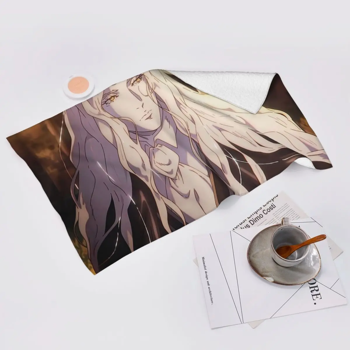 Custom Alucard Castlevania Nocturne Soft Face Towel Quick Dry Pool Bath Cotton Towels Breathable