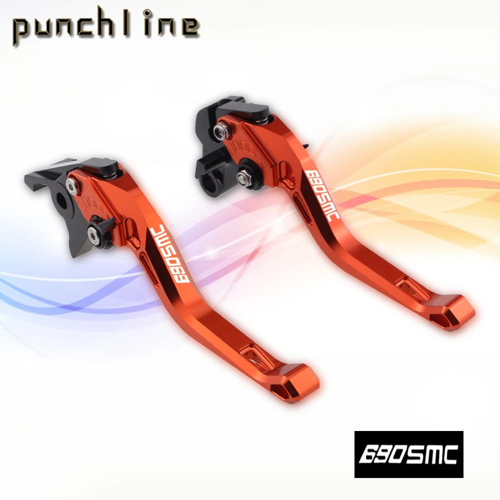 

Подходит для 690 SMC 690 SMC-R 2014-2022, аксессуары для мотоциклов с ЧПУ, короткие тормозные рычаги сцепления, набор регулируемых ручек