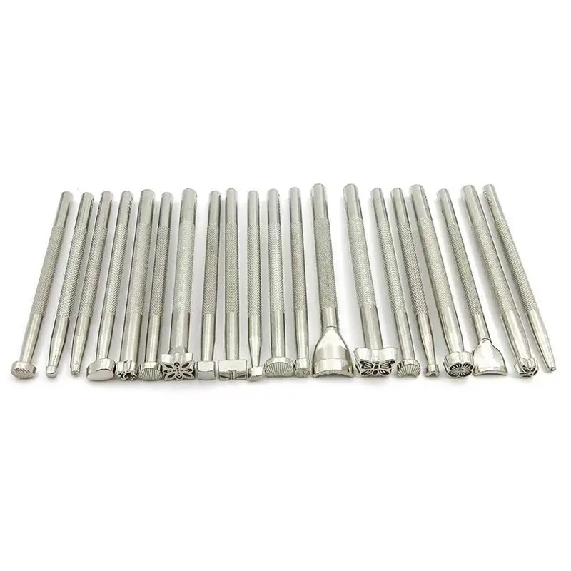 

Набор инструментов для работы с кожей LIKE WISH, 20 предметов, для вырезания и тиснения кожи, наборы для кожевенного ремесла