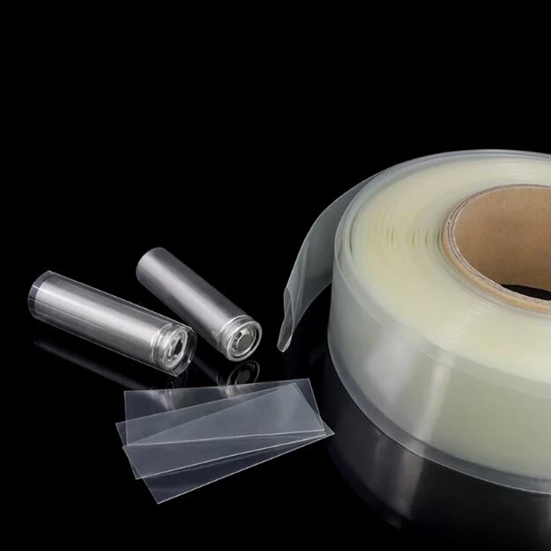 투명 PVC 열수축 튜브 18650 리튬 배터리 팩 절연 보호 포장 필름 21700 배터리 수축 필름