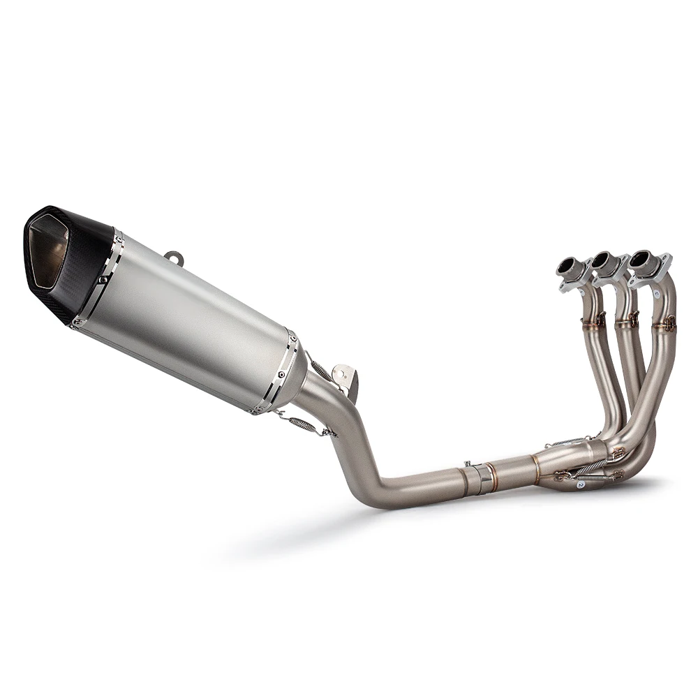 For Triumph Street Triple 765 765RS 765R 765R Motorcycle Exhaust Full System Modify Assembly Front Middle Pipe Connect Muffler