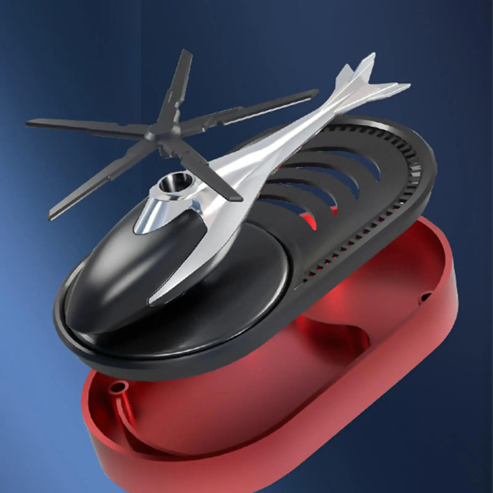 Generic Car Air Freshener Car Fragrance Diffuser Ornament Aircraft Mute Solar Powered Car Perfume for Balcony Restaurant