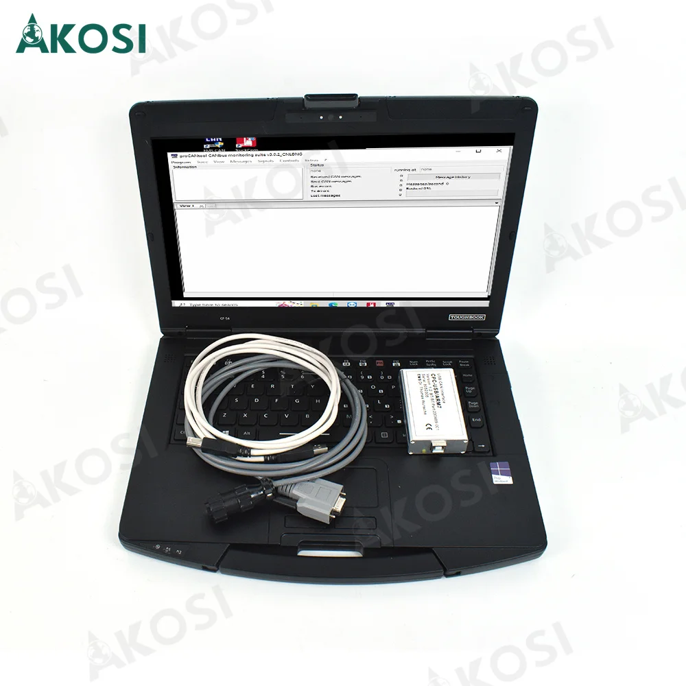 For Toyota bt diagnostic tool scanner, interfaz USB ARM7 BT, compatible con for Toyota BT with CF54 Laptop