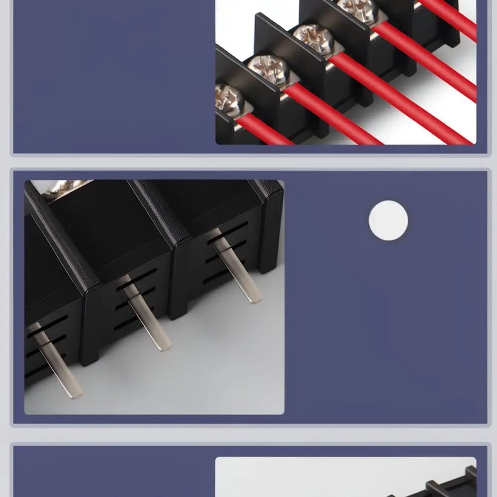 PCB Barrier Terminal Block For Kailan KF25C 45C 7.62mm 9.5mm Pitch Electrical Connector Industrial Power Wiring Interface