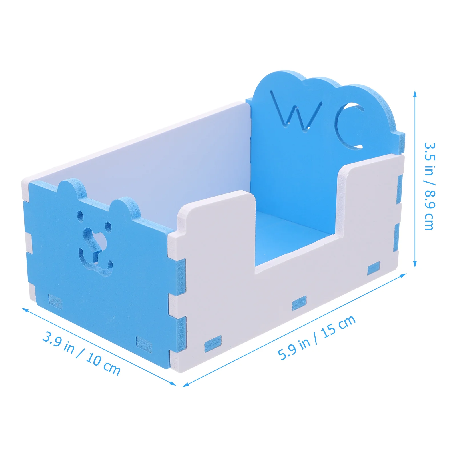 

Hamster Toilet PVC Container Small Bedpan Sturdy Basin Detachable Structure Easy Clean Pet Supplies Guinea Pig Toilet Small Pet