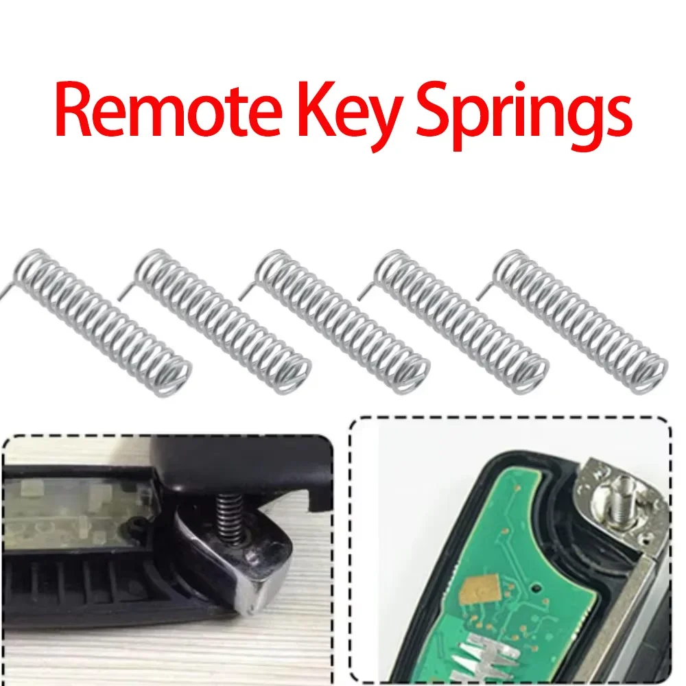 5/10pcs Auto Folding Key Rotation Shaft Springs – High-Tension Spiral Coil for Remote Flip Key Repair & Locksmith Tool Kits