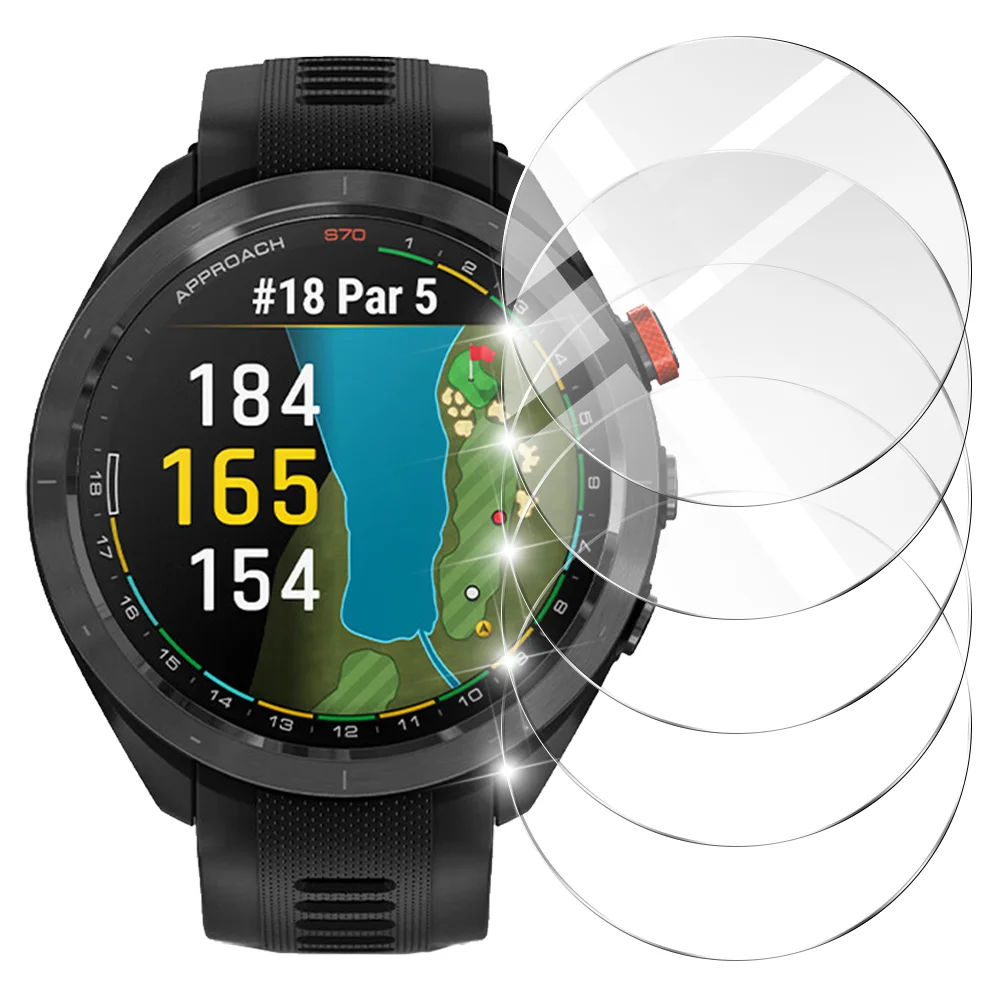 Protetor de tela de vidro temperado, película protetora anti-risco, Garmin-Forerunner S70, 47mm, 42mm