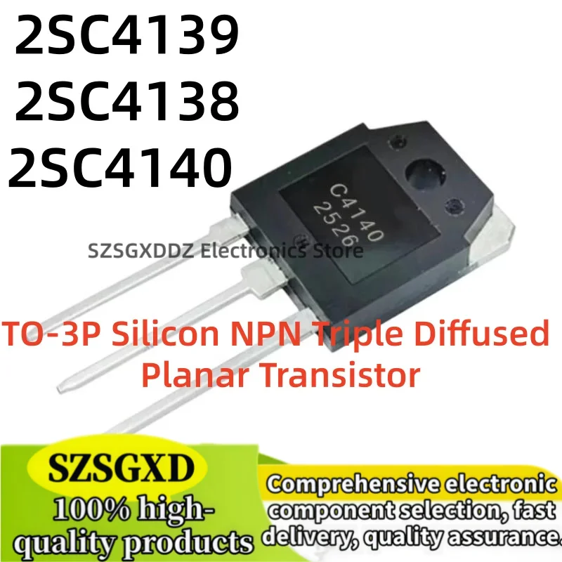 10-20Uds 100% new quality 2SC4139 C4139 2SC4138 TO3P C4138 2SC4140 C4140 TO-3P Silicon NPN Triple Diffused Planar Transistor