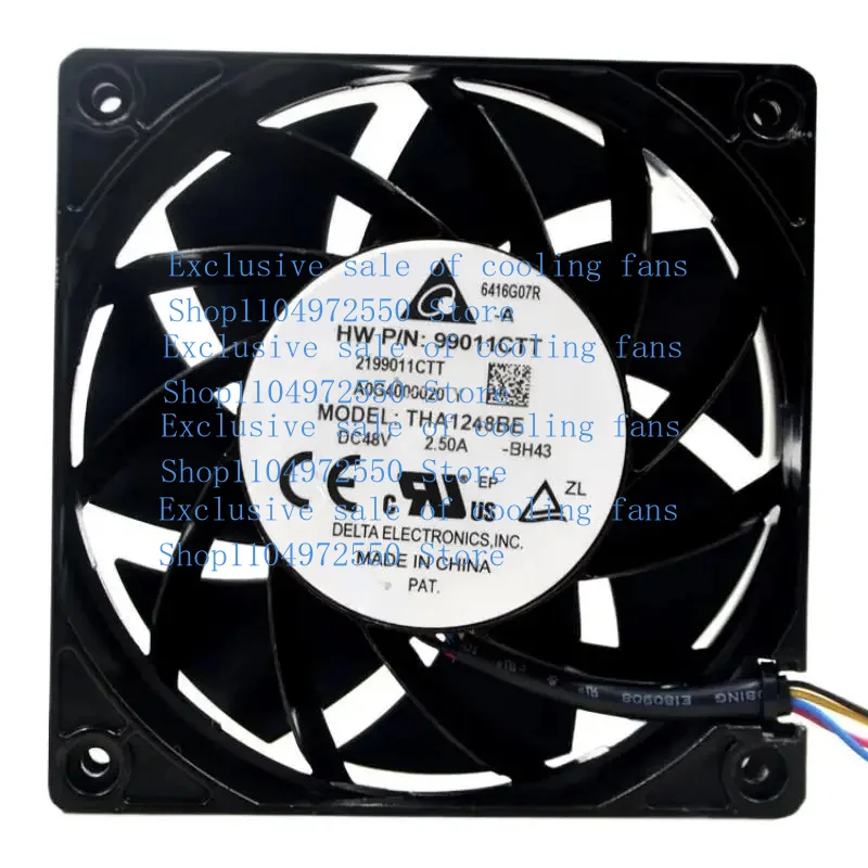 A+для THA1248BE Вентилятор DELTA 48 В постоянного тока 2,50 А BH43 120x38 мм 4 линии