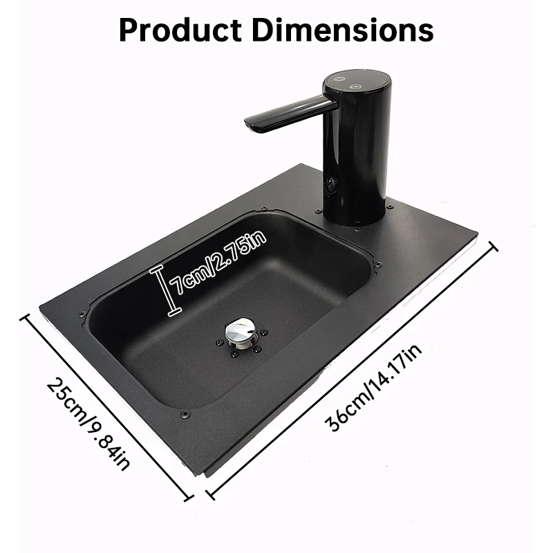 Aluminum Alloy IGT Camping Sink Station – Foldable with Tea Tray & Cutting Board
