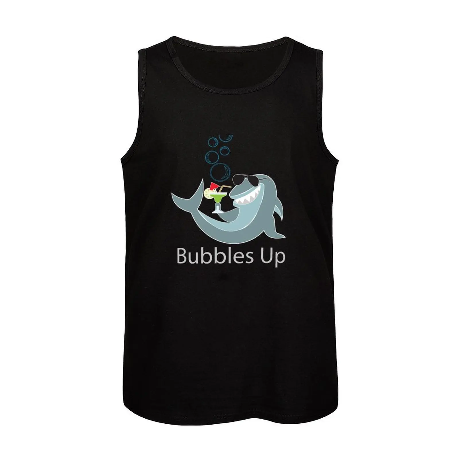 Bubbles Up Margarita Shark Tank Top Active Tank Top Lightweight Workout Gym Sleeveless view 4