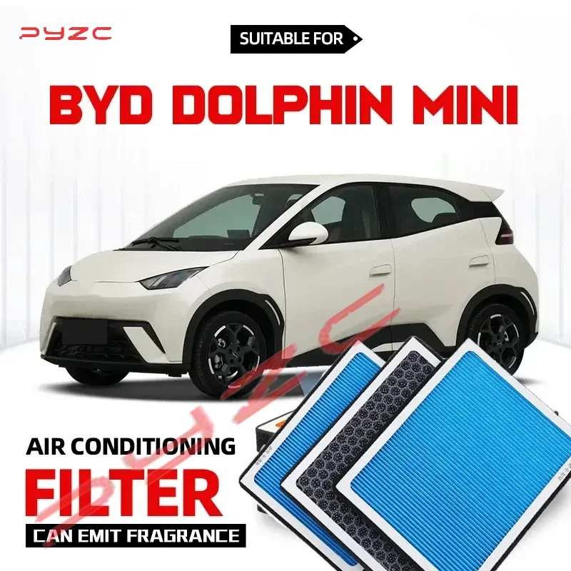 For BYD Dolphin Mini Cabin Filter Air Filter Activated Carbon Air Conditioning Filter with Fragrance to Purify Car Cabin Air