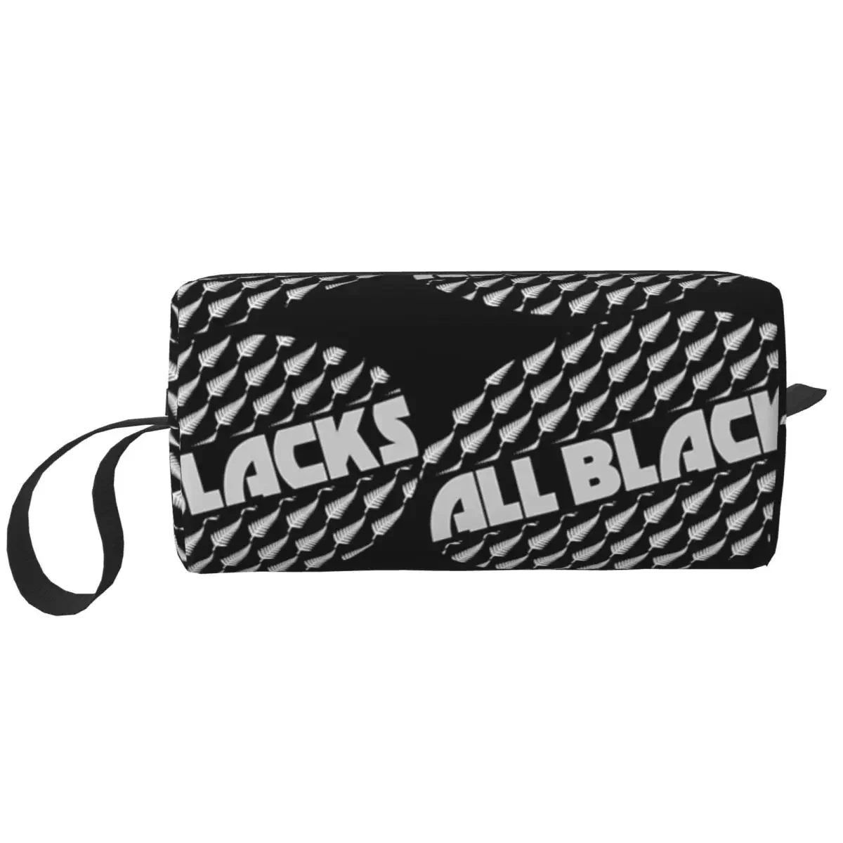 All Blacks รักบี้เฟิร์นออกแบบสําหรับแฟนรักบี้ดินสอกรณีขนาดใหญ่กระเป๋าปากกากล่องปากกาดินสอกระเป๋าสําหรับชายหญิงแต่งหน้ากระเป๋า