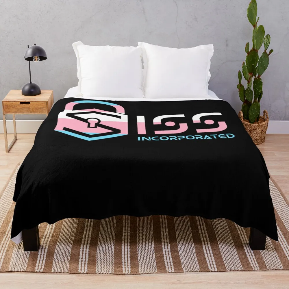 

Siss Inc Company Logo Trans Throw Blanket Decorative Throw Summer halloween Blankets