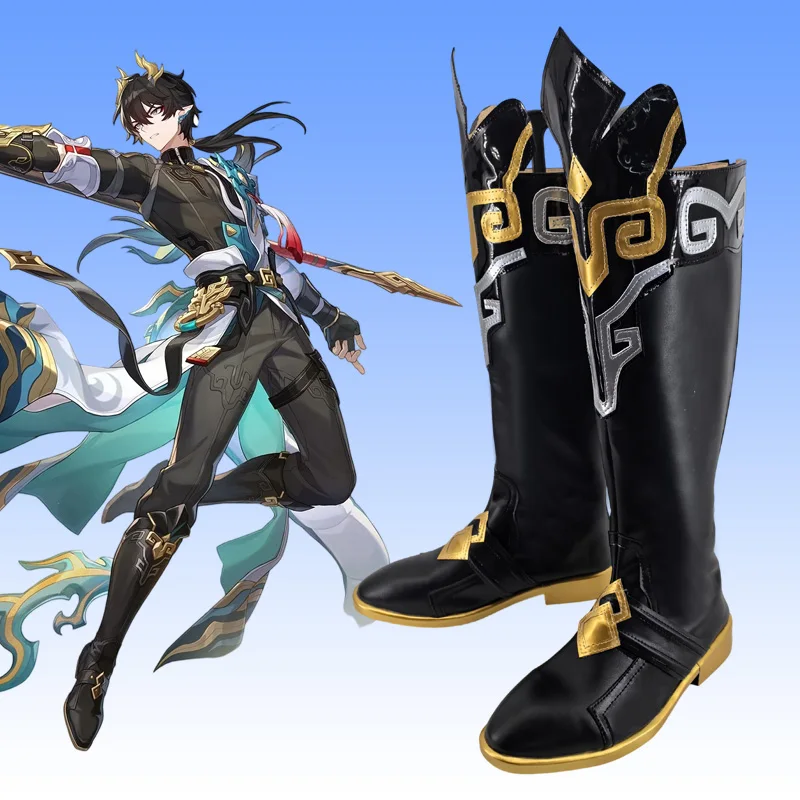 Honkai Star Rail Dan Heng Cosplay Stiefel Neue Haut Halloween Party für Frauen Männer Schuhe