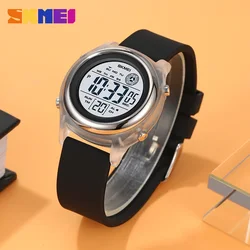 SKMEI 2094 Women Stopwatch Lady Wristwatch 50M Waterproof Shockproof reloj mujer Back Light Display Countdown Digital Watches