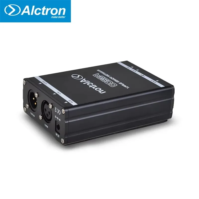 Alctron PS200 portable 48V Phantom Power Supply by 9 Volt alkaline battery or 9V DC adapter for condenser microphone