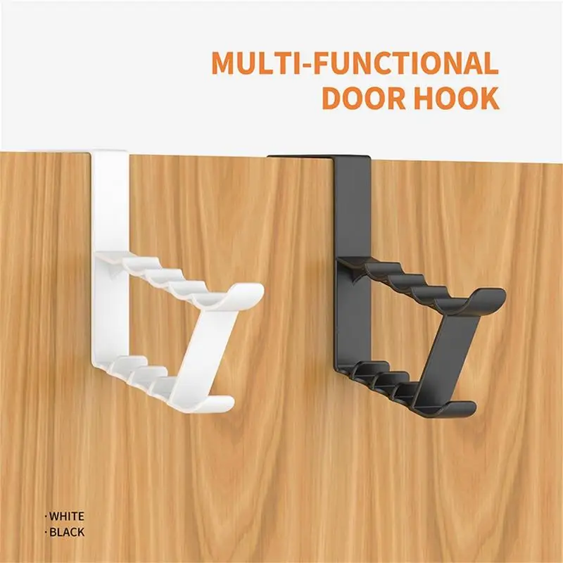 Door Hooks Over The Door Hook Punch Free Durable Hangings Clothes Bedroom Door Hook Key Bag Hooks Door Purse Holder For Home Use