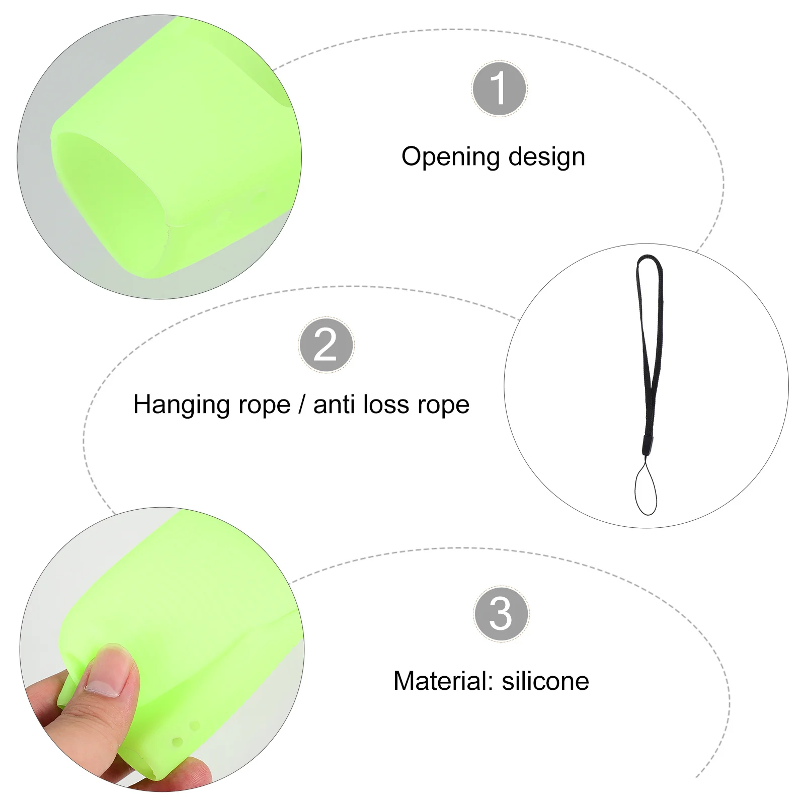 

Silicone Remote Control Cover Compatible for Mr650 Mr18ba Mr19ba An- Protective Case Anti-Drop Shockproof Shell