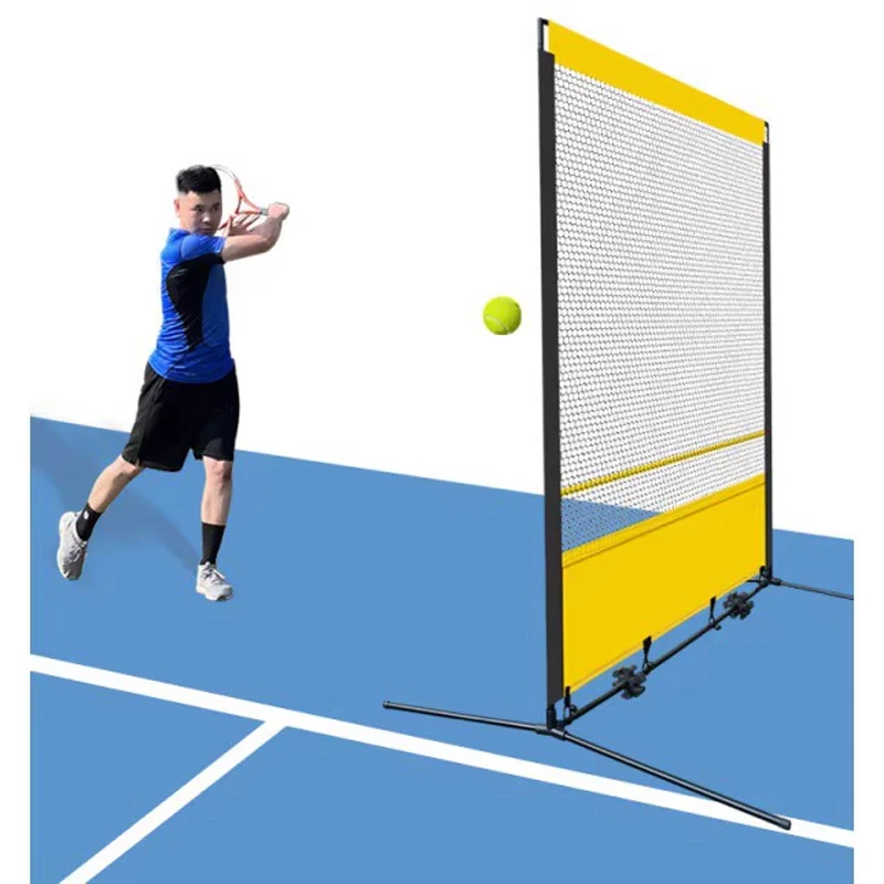 Tennis training rebound net Single player tennis training device Tennis racket training wall Swing serve training net