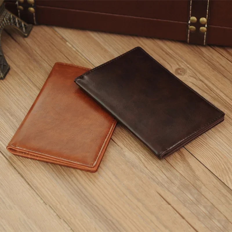 Leisure and Versatile Fashion PU Korean Passport Bag Certificate Bag Couple Ticket Holder Travel Passport Cover Card Bags