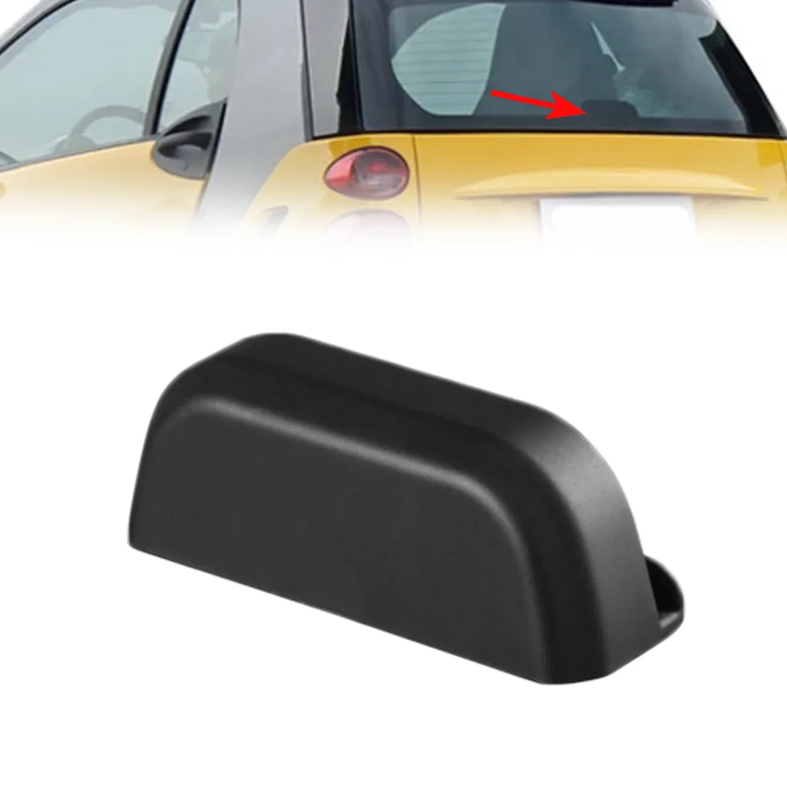 Car Rear Bumper Open Handle Trunk Back Buckle Knob For Smart For Fortwo 451 2008 -2014 Interior Parts