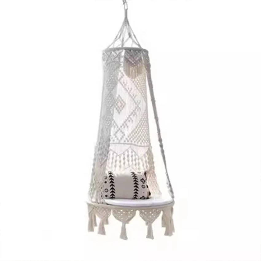 

Hand-woven Hanging Chair Basket Balcony Swing Chair Home Garden Home Decoration Hanging Support 200kg