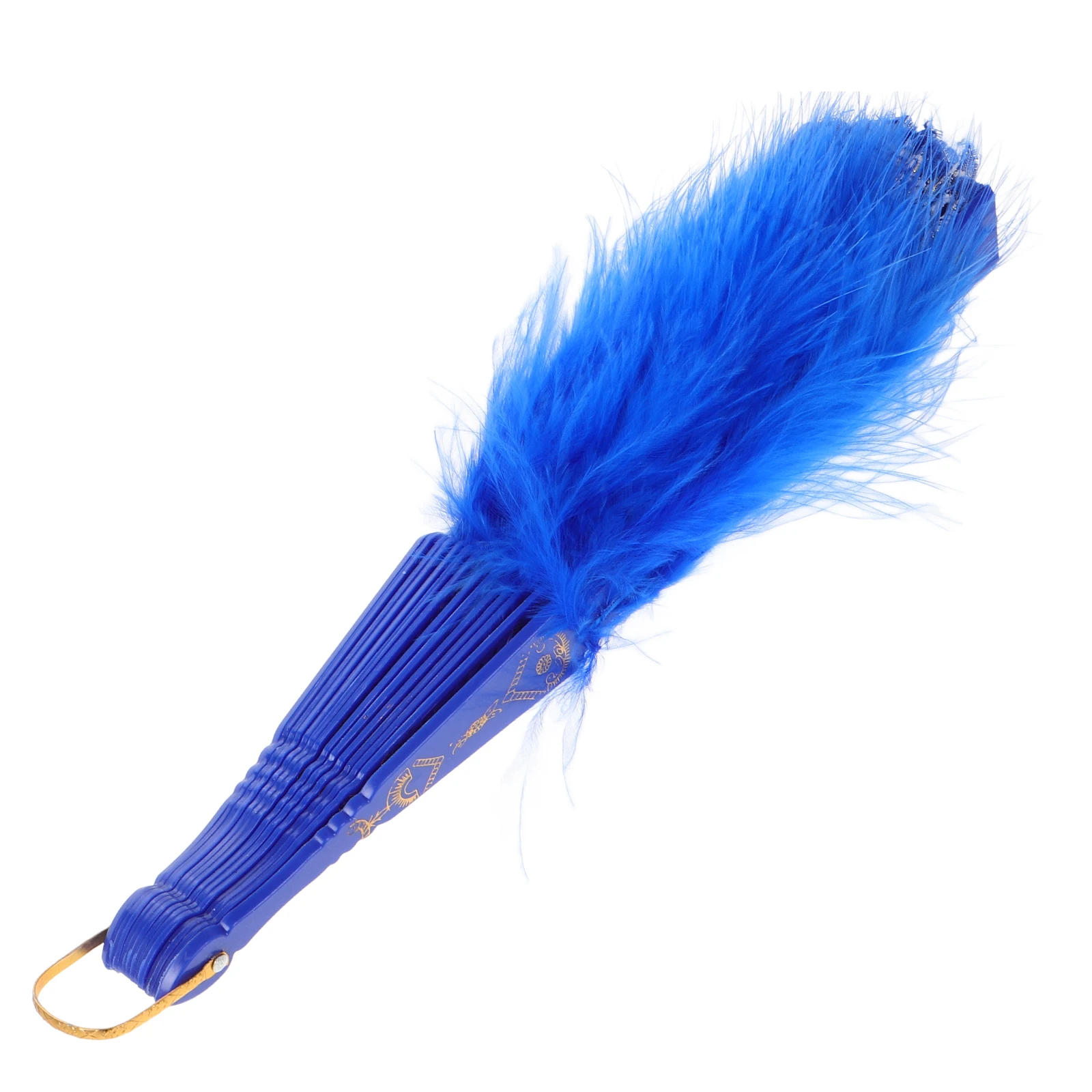 

Foldable Women H Fans Wedding White Blue Embroidered Vintage Dance Decorative Chinese Fans Lightweight Soft Portable