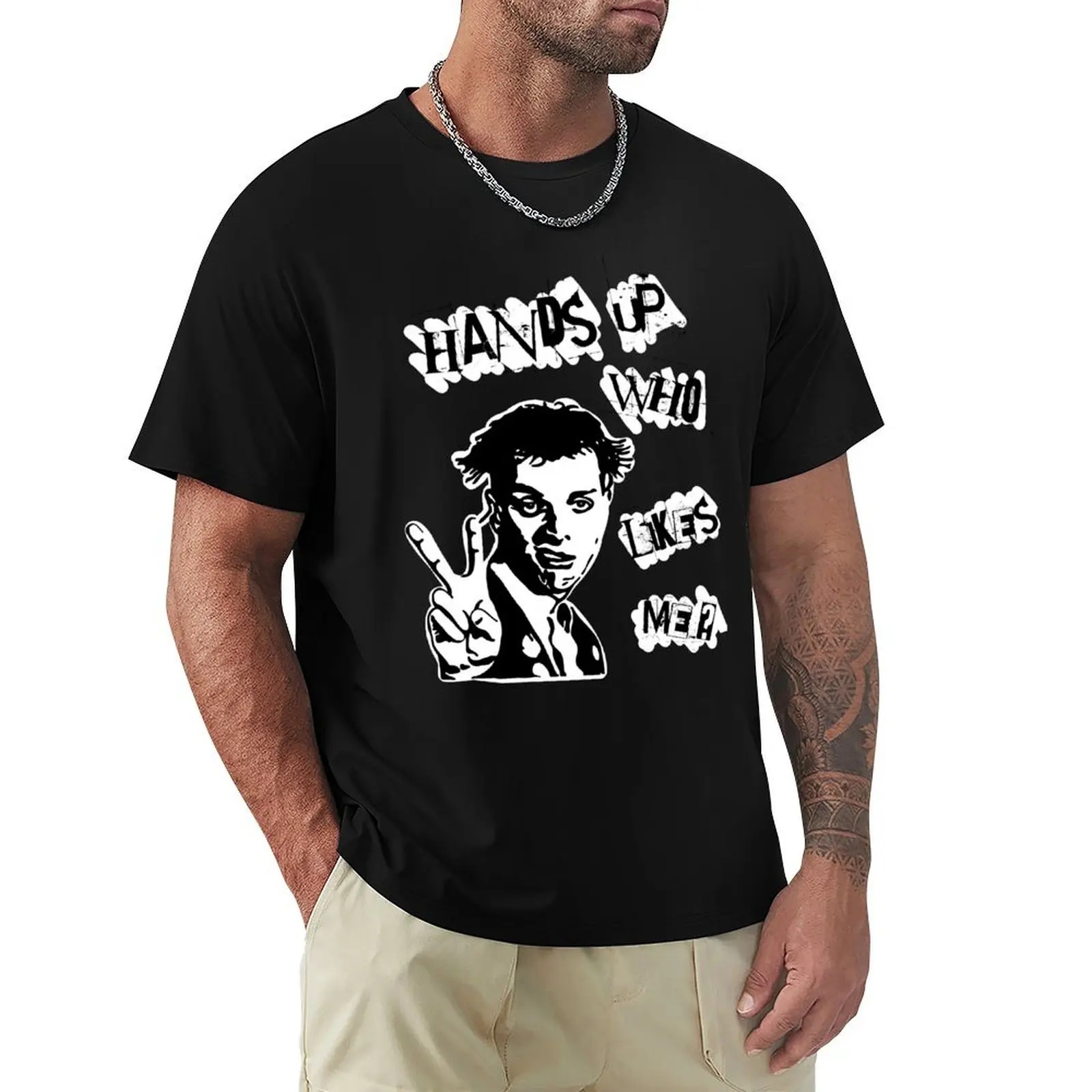 Rik-Mayall T-Shirt Street Style Casual Tee Shirt