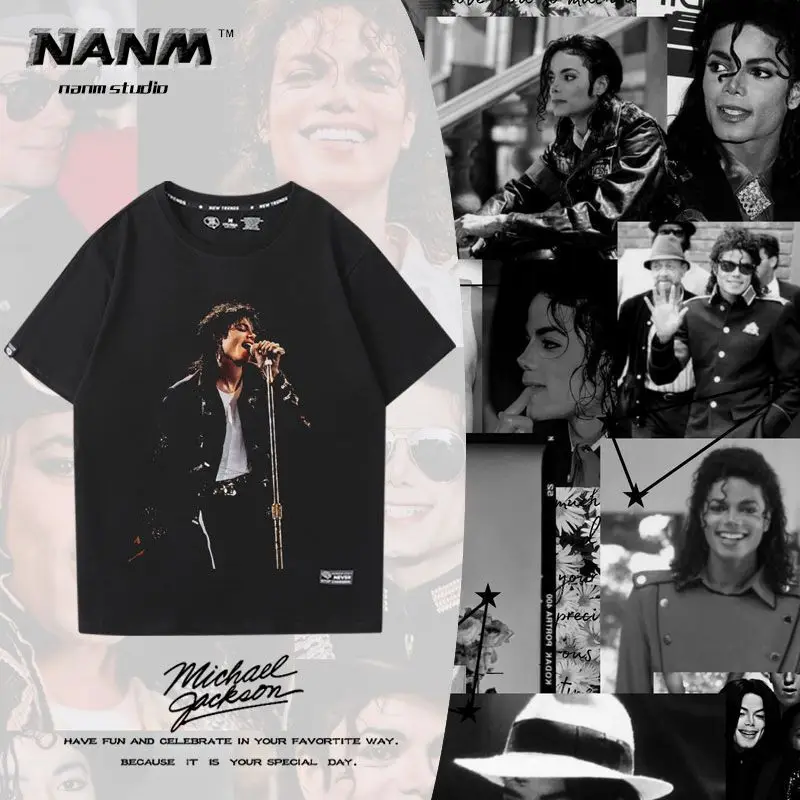 マイケル・ジャクソン-プリント半袖-tシャツ-ヒップホップ-ストリートウェア-tシャツ-ユニセックス-ファッション-トップス-パーティー-ホリデー-ファン-ギフト用