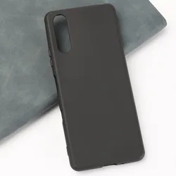 Black Soft Silicone Funda for Sony Xperia 10 III Case 6.0 Inch Soft TPU Good Quality Coque For Sony Xperia 10 III Cover
