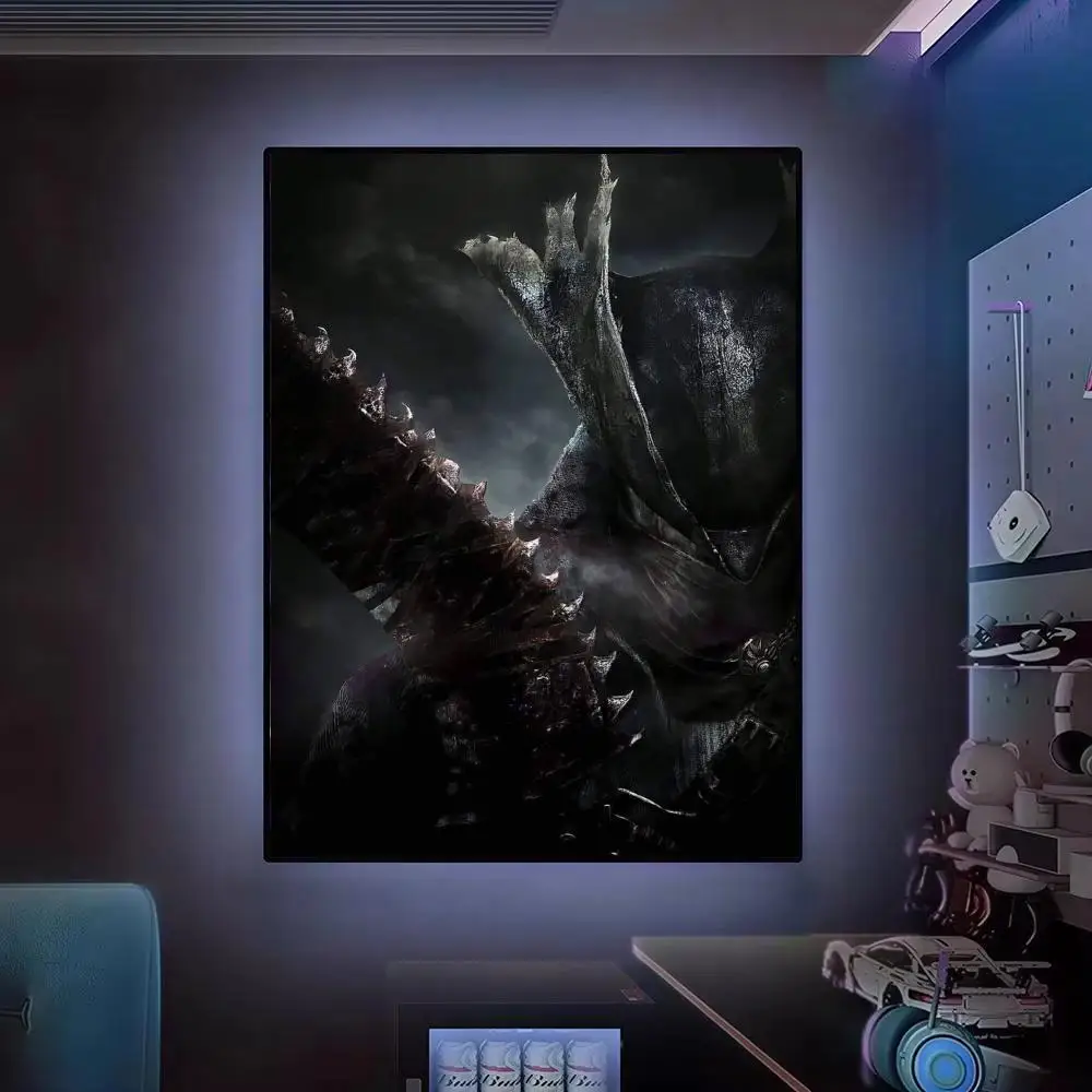 Horror Game B-Bloodborne Poster Poster Modern Aesthetic Cool Premium Decor for Bedrooms and Gaming Rooms