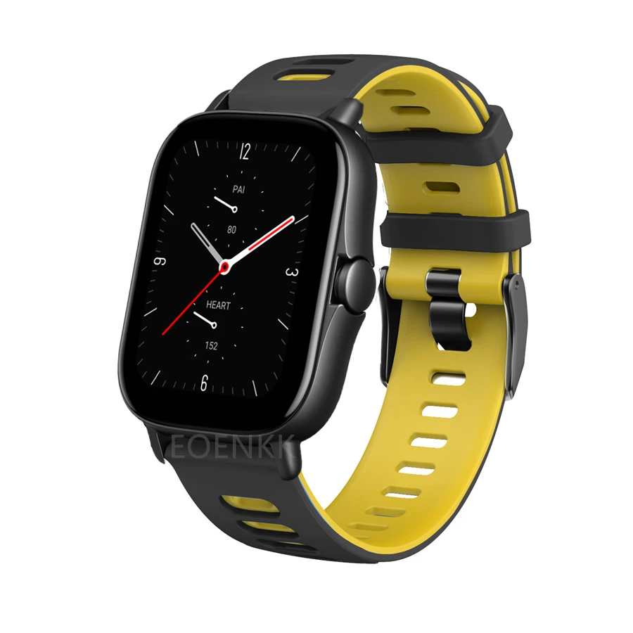 Pulseira de relógio inteligente para amazfit gts 2/2e pulseira de pulso para xiaomi amazfit gtr 2 2e/bip s/u pro/gts 2 mini pulseira de silicone correa