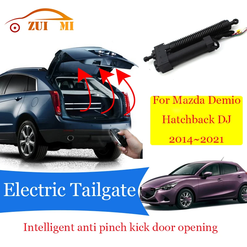 Car Power Trunk Lift  Electric Hatch Tailgate Strut Auto Rear Door Actuator For Mazda Demio Hatchback DJ 2014~2021