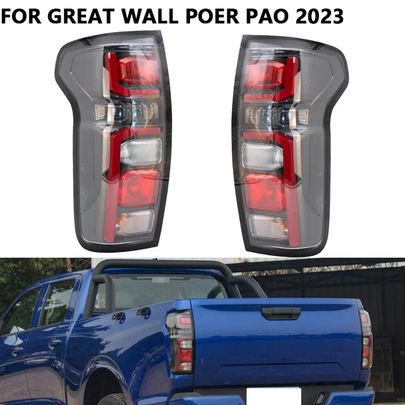 

For GWM Great Wall POER PAO Pickup 2023 Commercial Model Rear Tail Light Brake Light Rear Turn Signal Car Accessories