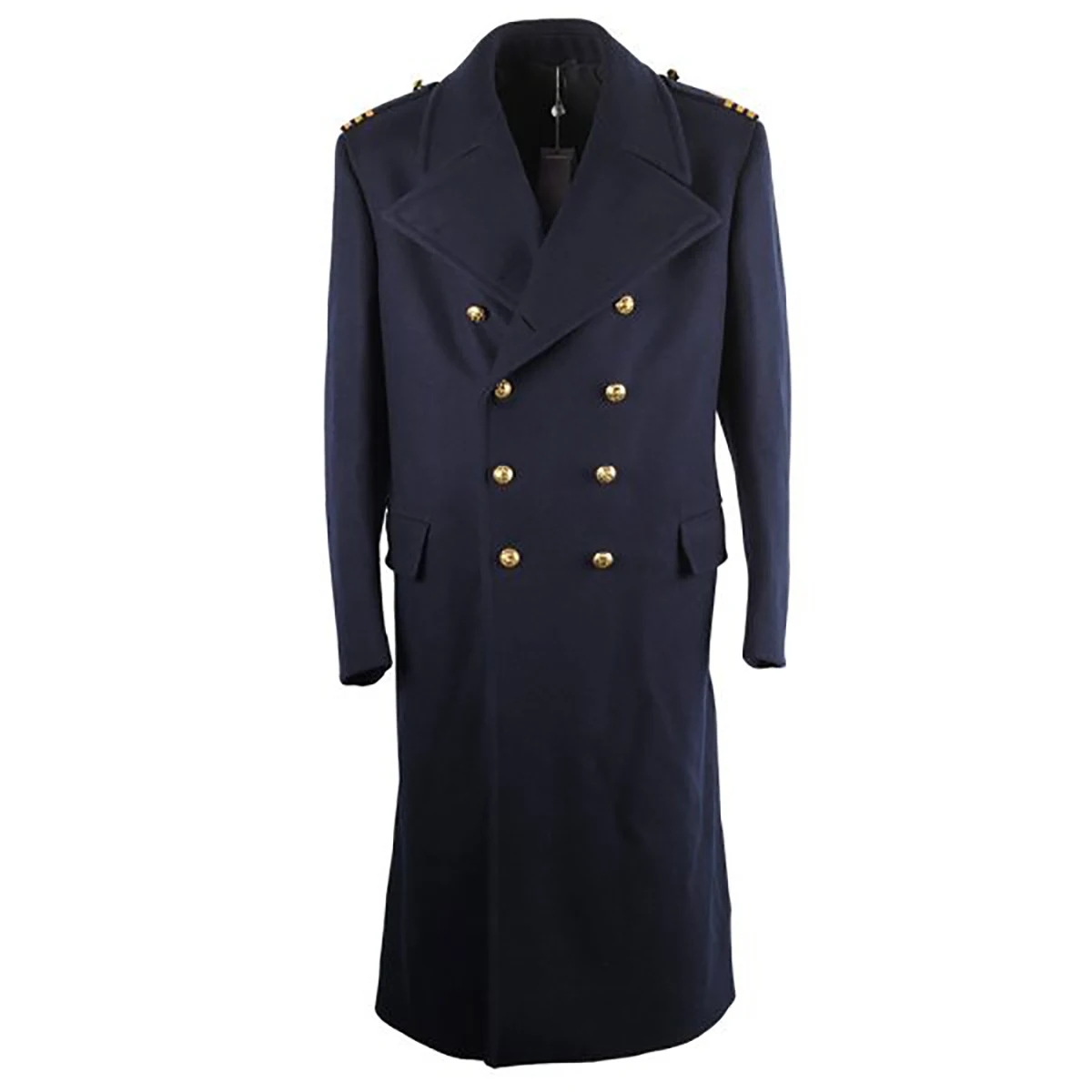 Veste en laine à double boutonnage pour hommes, manteau d'affaires long, pardessus uniquement, sur mesure, solide, document, hiver