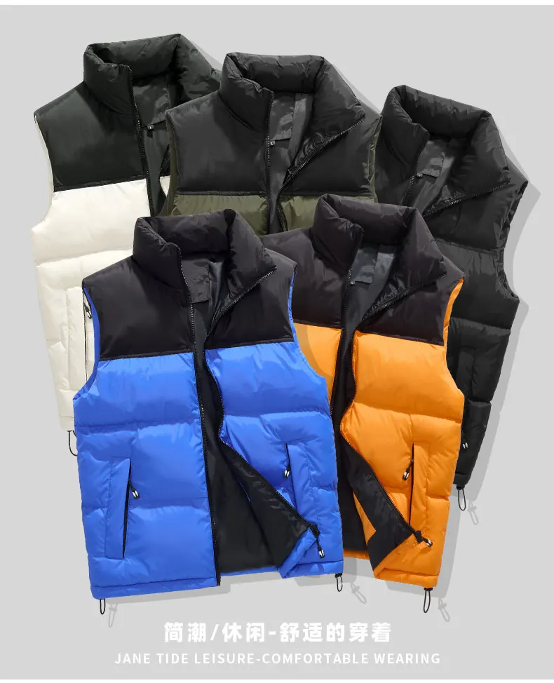 

Men Waistcoat Brand Clothing Vests Versatile Workwear Style Vest Mens Fashion Jacket Winter Sleeveless Vest Casual Slim Coat