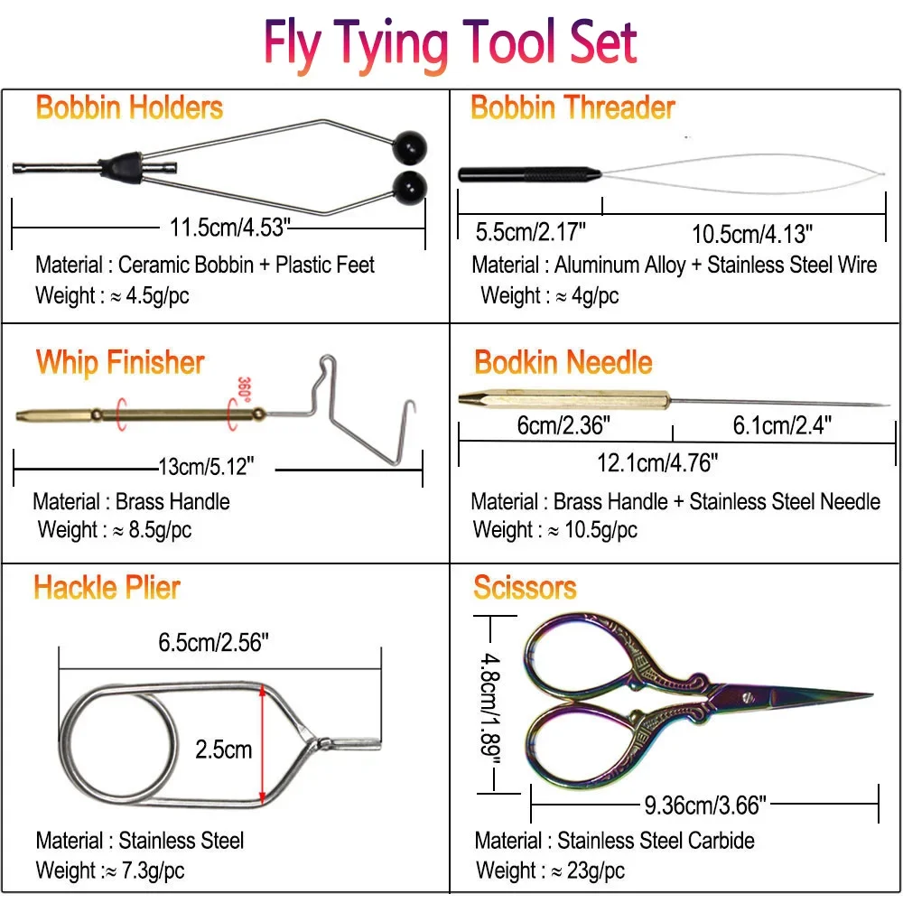 Imagem -05 - Bimoo-fly Amarração Vise Endurecido Seel Jaws Pesca Lure Maker Tools Suporte da Bobina Threader Chicote Finalizador 140d Gsp Rotação de 360 °