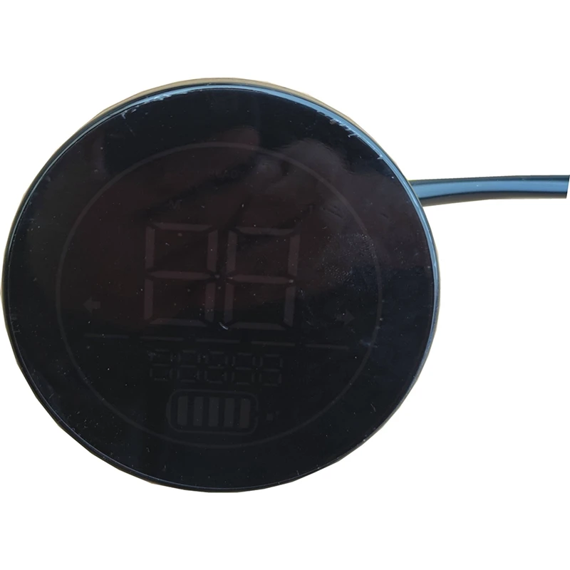 Electric Bike Speedometer Scooter Dashboard Indicator 48V 60V 72V Lead-Acid Battery LED Instrument Display