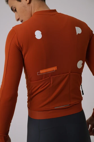 Imagen 2 del producto SPEXCEL SPC LAB nuevo PRO invierno térmico polar ciclismo Jerseys manga larga Race Fit Nylon tela térmica cálido y transpirable hombre
