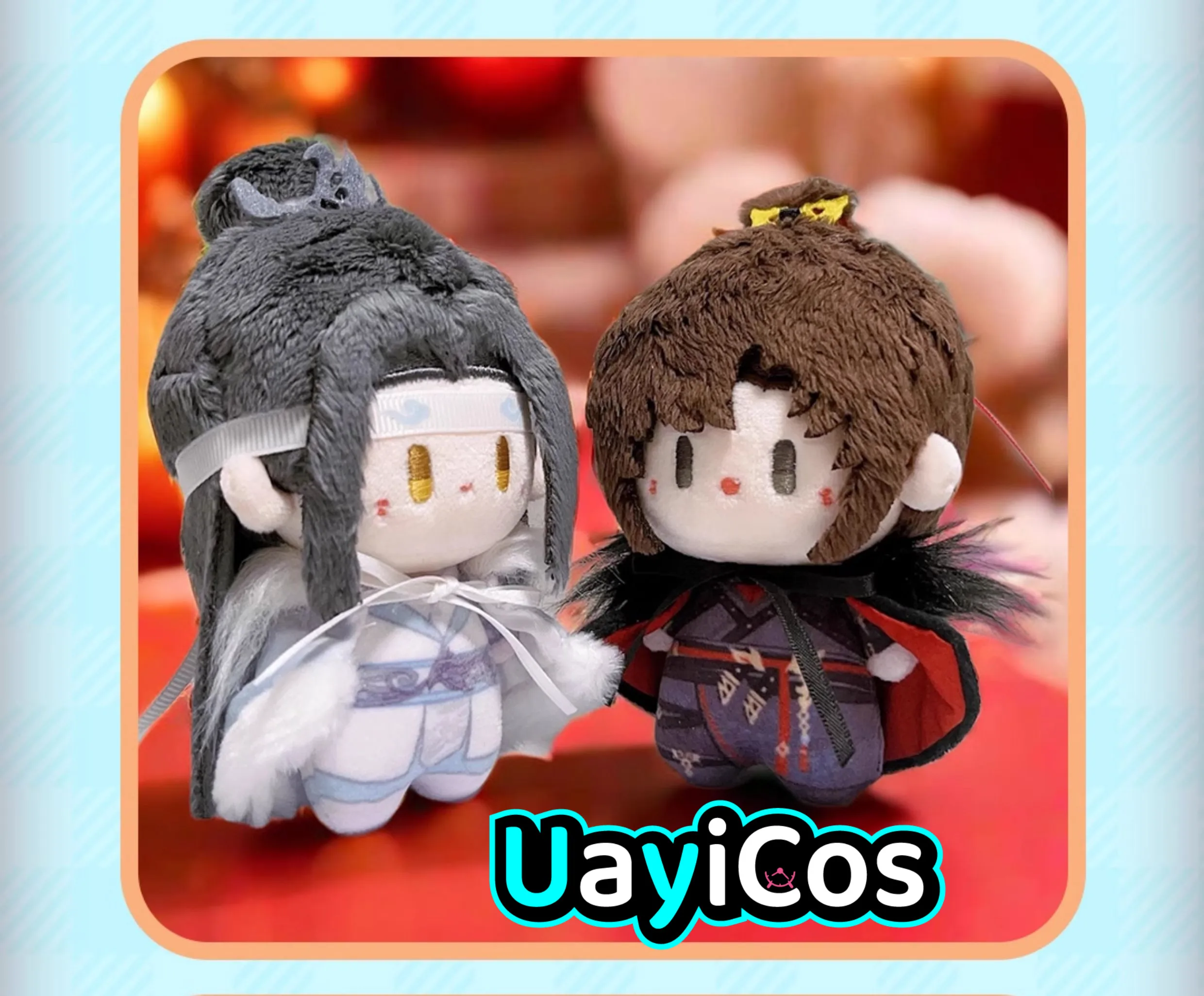 

Grandmaster Of Demonic Mo Dao Zu Shi Wei Wuxian Lan Wangji 10 см плюшевые куклы сумка для одежды кулон брелок аниме игрушка ребенок