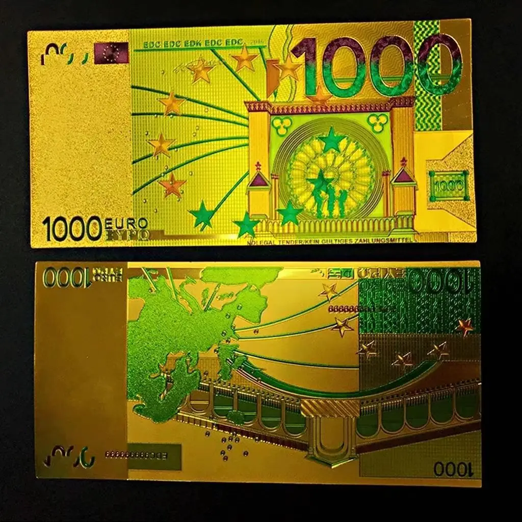 1000 Eıro Altın Banknotası: Gerçekçi ve Dekoratif Bir Ürün Olarak Değerlendirme