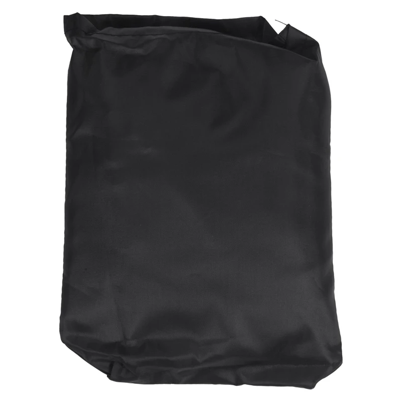 

193X63.5X112cm Black Universal Waterproof Lawn Mower Rain Cover Garden Overall Size Drawstring Weather Protection