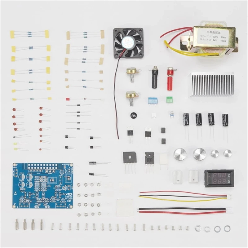 DIY linear power supply kit 0v-30v 5v/12v/24v/30v 0-5A Adjustable Power Supply DC voltage