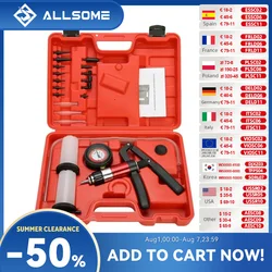 ALLSOcloser-Outil de Diagnostic existent pour Voiture, Pompe à Pistolet à Vide, Adaptateur de Frein Wiltshire, Réservoir des Émirats aniques Unis, Kit d'Outils de Testeur d'Huile