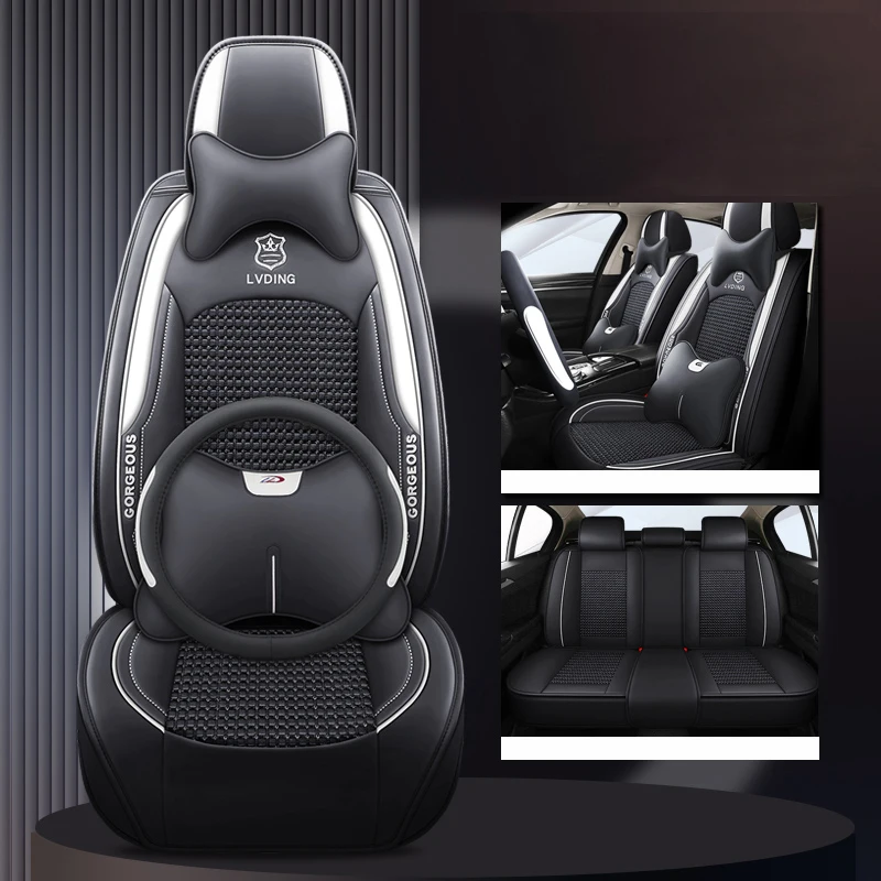 

Universal Car Seat Cover For Opel J K H Vectra C B Grandland X Nissan Tiida March Qashqai J11 Leaf Auto Accessories Breathable