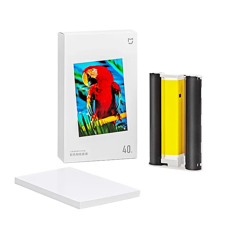 Xiaomi Photo Printer 1S Color Photo Paper Set of 80/160/240 Pcs High Definition Sublimation 6 Inch Portable Photo Paper Portable